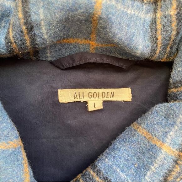 ALI GOLDEN $330 Blue Plaid Jacket - Picture 8 of 16